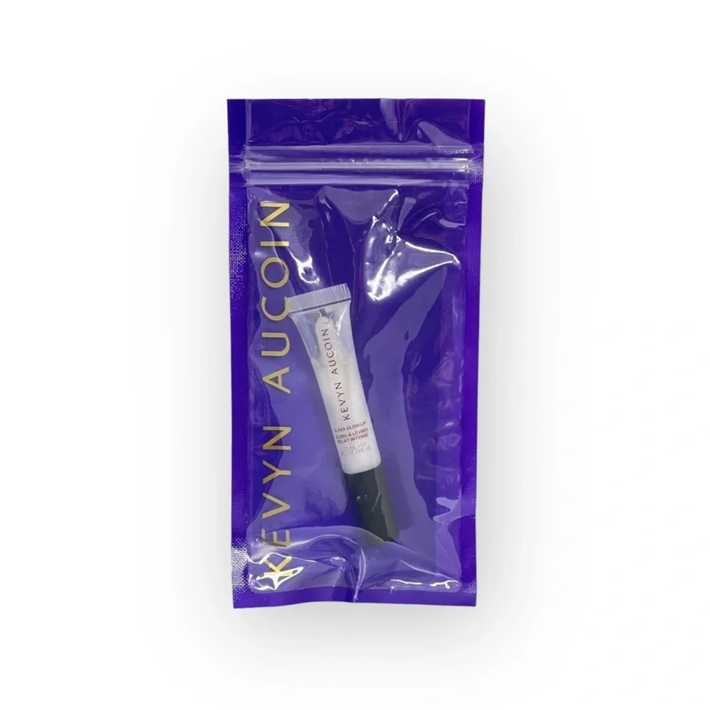 new Kevyn Aucoin ☼ Mini Glass Glow Lip ☼ Clear Iridescent Shimmer ☼ Sealed